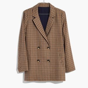 Madewell Caldwell Double-breasted Balzer in Desert